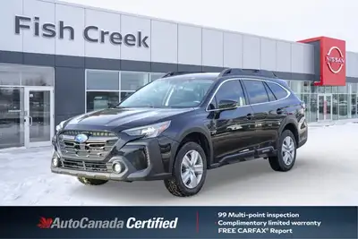 Designed for your active lifestyle, this 2023 Subaru Outback Convenience in sleek Black offers a sea...