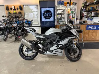 In stock we have a 2025 Kawasaki ZX4RR The price includes both freight and PDI, so there are no hidd...