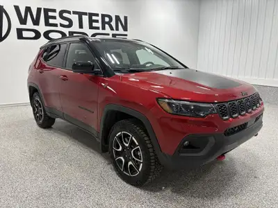 2025 Jeep Compass Trailhawk TRAILHAWK ELITE | SUNROOF | ALPINE SOUND | REMOTE 4WD. Red Hot Pearlcoat...