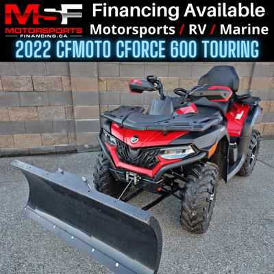 Welcome to Motorsports Financing - Kelowna! 2022 Cfmoto Cforce 600 Touring Eps