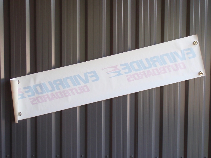 Set of 4 Evinrude Outboards Decals Boat Truck Trailer 24" x 10" Boat