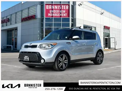 Experience the dynamic charm of the 2016 Silver Kia Soul SX 5dr Wgn Auto SX, featuring a front-wheel...