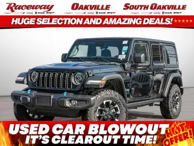 2024 JEEP WRANGLER RUBICON 4XE Black Exterior Color: Black Interior Color: Black interior / Black se...