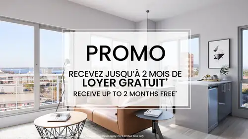 Condo rental-apartment for rent-logement locatif 2 chambres/bedrooms, 2cc 4.5-4 1/2-Quartier des spe...