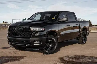 This Ram 1500 has a strong Twin Turbo Regular Unleaded I-6 3.0 L/183 engine powering this Automatic...