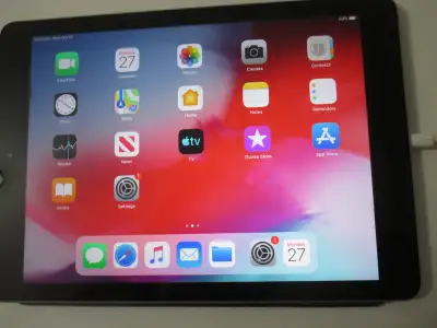 Apple IPad with  Keyboard and 2 covers, View more