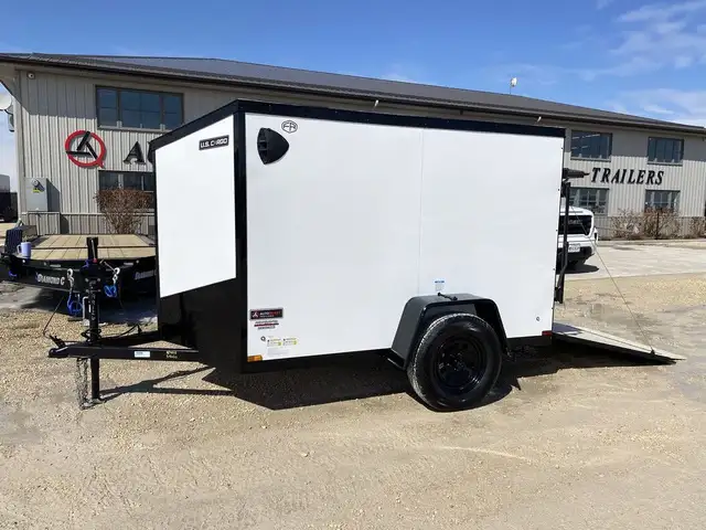 2026 US Cargo 5' X 8' V-Nose Rear Ramp Door Cargo Trailer in Cargo & Utility Trailers in Winnipeg - Image 11