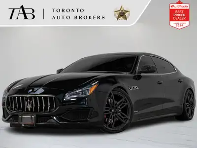 This 2019 Maserati Quattroporte S Q4 GranSport is a local Ontario vehicle with a clean Carfax report...