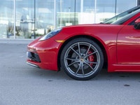 Look At The Option List On This Beautiful Guards Red 718 Cayman S. Available Now At Porsche Centre L... (image 5)