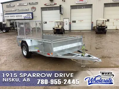 2026 One Sixteen Trailers BT6010UG Model - 5 x 10 Galvanized Single Axle Utility Trailer Standard Fe...