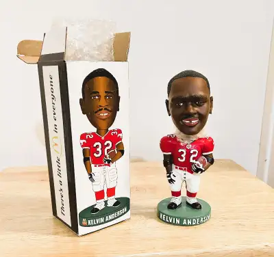 PHOTO 1: ~Unused in Original Box (Bubble Wrapped) McDonald’s Kelvin Anderson #32 Calgary Stampeders...