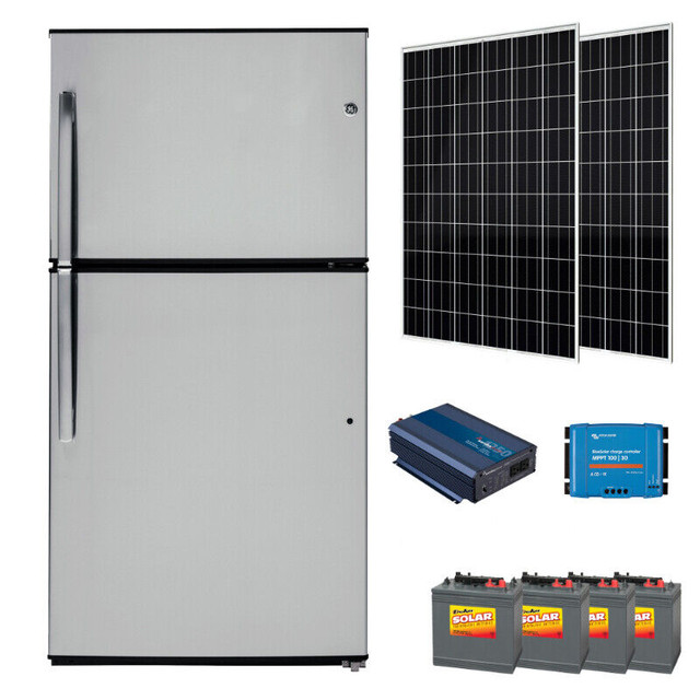 Ensemble solaire réfrigérateur 22 p.c. et panneaux solaires dans Autre  à Lévis