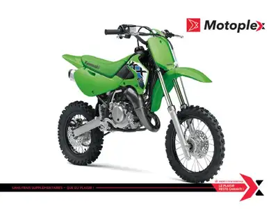 Motoplex Mirabel 2026 KAWASAKI KX65 KX65 La moto hors route KX65 se révèle idéale pour initier les j...