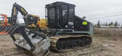 1,430 hours on this BRON 310 mulcher, Cummins 6.7L, 310hp., D4 undercarriage in very good condition,...