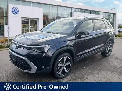Step into the future of compact SUVs with the exceptionally low-kilometre 2025 Volkswagen Taos Highl...