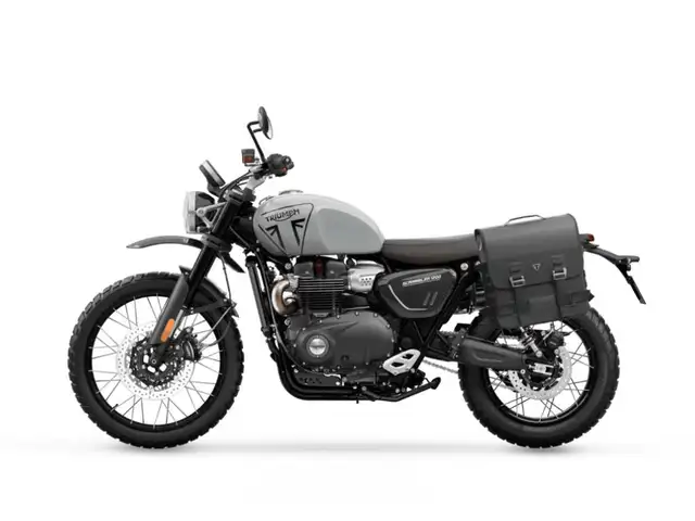 2025 Triumph Scrambler 1200 X // Ash Grey w/ Headlight Grill, Hi in Sport Bikes in Winnipeg - Image 15