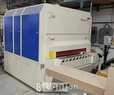 2005 Heesemann LSM8 used widebelt finishing sander. One drum, 2 platens. REF# BBM2474. For pricing p...