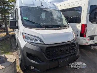 Roadtrek Westfalia Class B gas motorhome Wave For 2 highlights: Pull-Out Table Overhead Cabinets Mur...