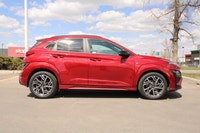 2023 Hyundai Kona N-Line for Sale Sporty Turbo Performance Red Used Hyundai SUV Calgary Looking for... (image 6)