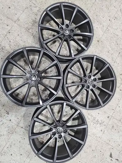 A set of 4 good used 20" Braelin Graphite Alloy Wheels no cracks or bends. Set $600 Each $150 Size:...