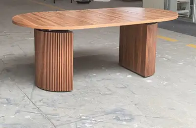 New Reeded Extendable Dining Table TLRT01, View more