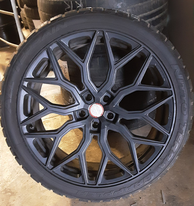 24" Vossen HF2 Hybrid Forged 5x130 Wheels ONLY in Tires & Rims in City of Toronto - Image 3