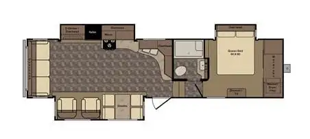 2016 Cruiser RV Crossroads 315RL in Travel Trailers & Campers in Thetford Mines - Image 3