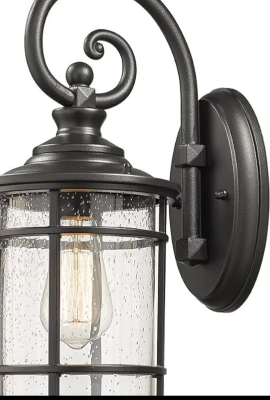 Emliviar Modern Outdoor Wall Lantern - Exterior Carriage Light f in Outdoor Lighting in Gatineau - Image 2
