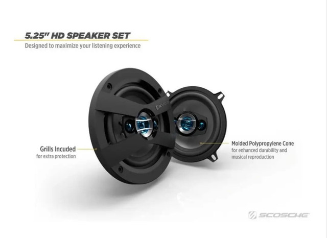 Scosche HD 5X7 & 6X8 4 Way Speaker, 5.25 Speaker in Other in Gatineau - Image 3