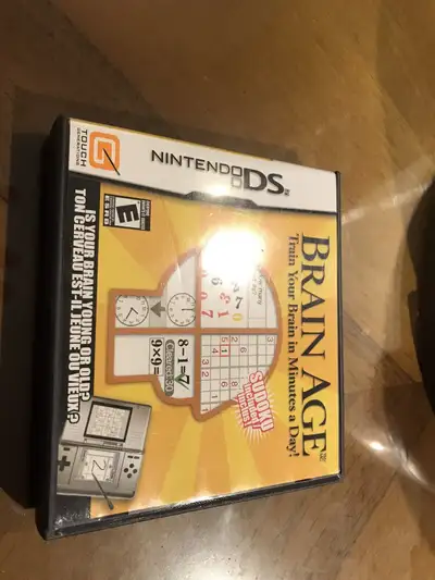 2 games, brain age and brain age academy