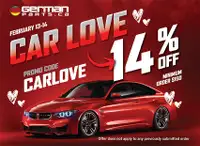CAR LOVE Promo On Now - GermanParts.ca