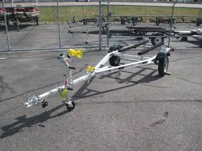 1800lb single axle boat trailer galvanized $1999 Hot dipped galvanized led lights fully adjustable b...