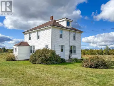 A beautiful rural 4 bed, 1.5 bath home on 10.8 acres of pastoral lands in Eastern PEI. Where stories...