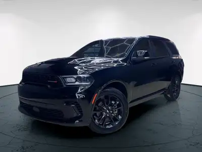 The 2025 Dodge Durango GT Plus AWD in sleek black from Canada Auto Remarketing Superstore is the per...