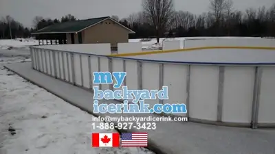 NHL-Style Hockey Rink Boards Residential Municipal & Commercial, View more