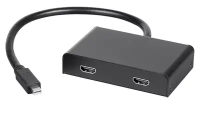 2-Port Mini DisplayPort 1.2 to HDMI Multi-Stream Transport New, View more