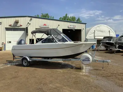2023 Alberta Custom Built 18FT Fishing Boat For Sale in Nisku, AB DEMO - Used Once! Humminbird Fish...