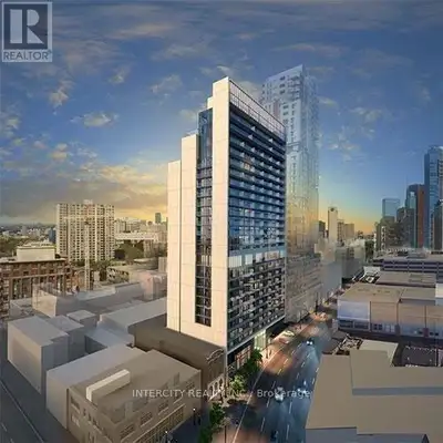 Located on the 25th floor in the heart of Toronto's Entertainment District, this spectacular model s...