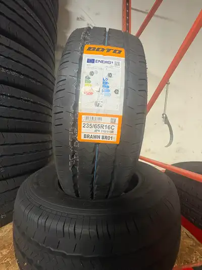 Brand New! Price - $150.00 /each Install - $25.00/each Size - 235/65R16 C 6 Ply Financing is also av...
