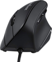 Perixx PERIMICE-515, Wired vertical ergonomic mouse - 1600 dpi