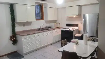 One bedroom basement apartment for rent from August 1 Separate entrance, 1 parking space. No smoking...