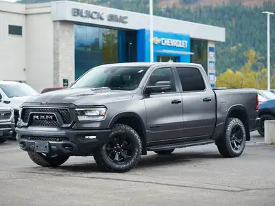 Born for the Trail | Pre-Owned 2023 Ram 1500 Rebel Crew Cab 4x4 with 5.7L HEMI V8 Answer the call of...