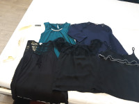 Ladies Lot 6 Tops Size M Short Sleeve and 3/4 Sleeve