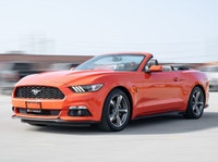 2016 Ford Mustang Convertible V6 Engine Competition Orange Exterior on two tone Black and Orange Int... (image 2)