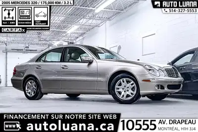 Auto Luana 2005 MERCEDES-BENZ E-Class PRENEZ UN RENDEZ-VOUS / BOOK AN APPOINTMENT (514) 327-5553 175...