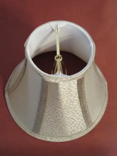 Set Of 6 Chandelier Light Silk Fabric Shades  Bell Shape  ClipOn, View more