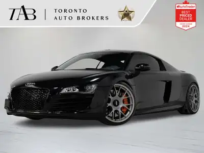 This 2010 Audi R8 4.2 is a local Ontario vehicle with a clean Carfax report, delivering raw V8 perfo...