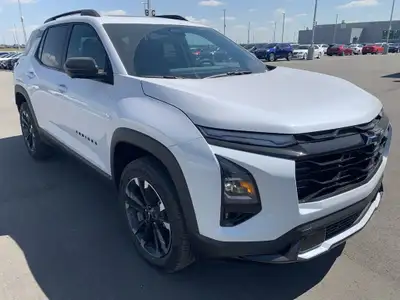AMVIC Licensed Dealer The 2026 Chevrolet Equinox RS AWD, finished in elegant Polar White Tricoat wit...