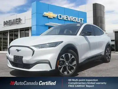 Discover instant torque and exhilarating acceleration with this 2021 Ford Mustang Mach-E Premium Spo...