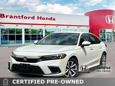 Drive with confidence and sophistication in this immaculate white 2022 Honda Civic Sedan LX. Experie...